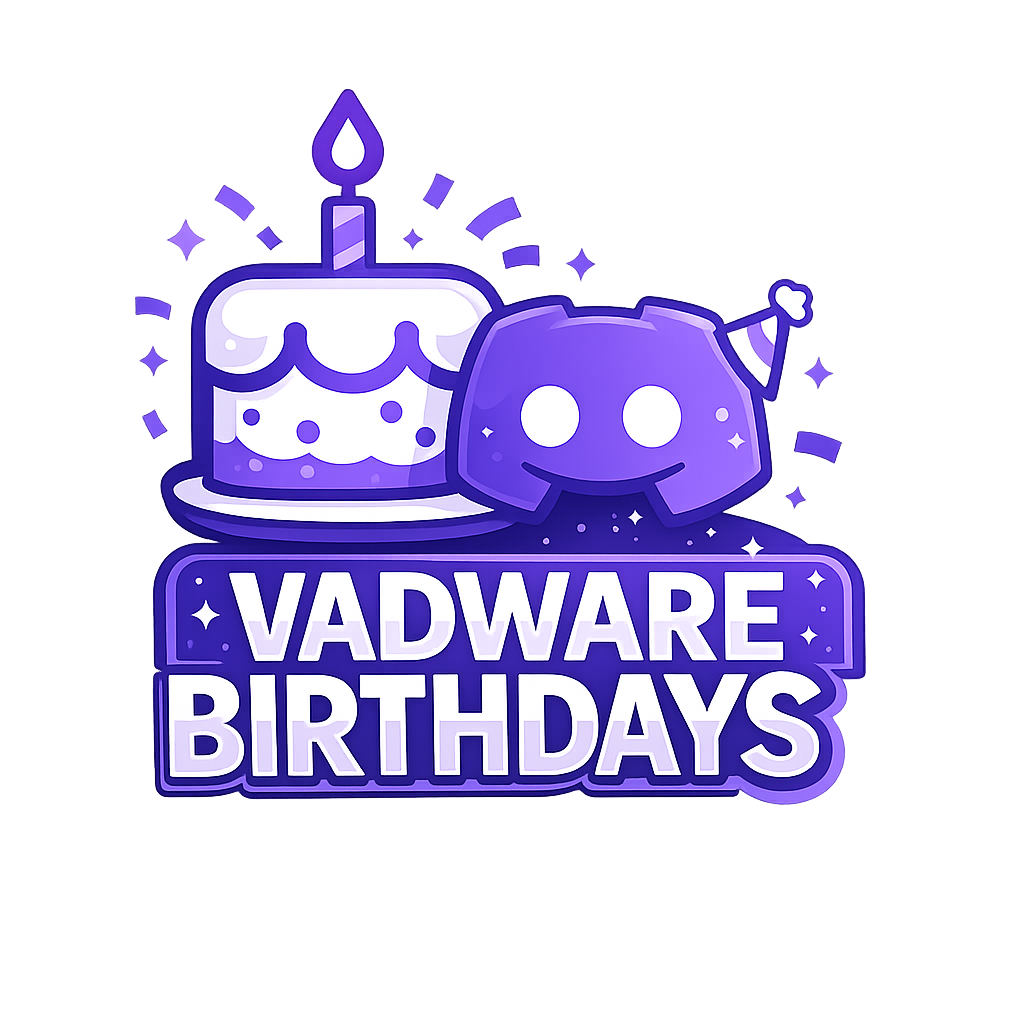 VADWARE BIRTHDAYS